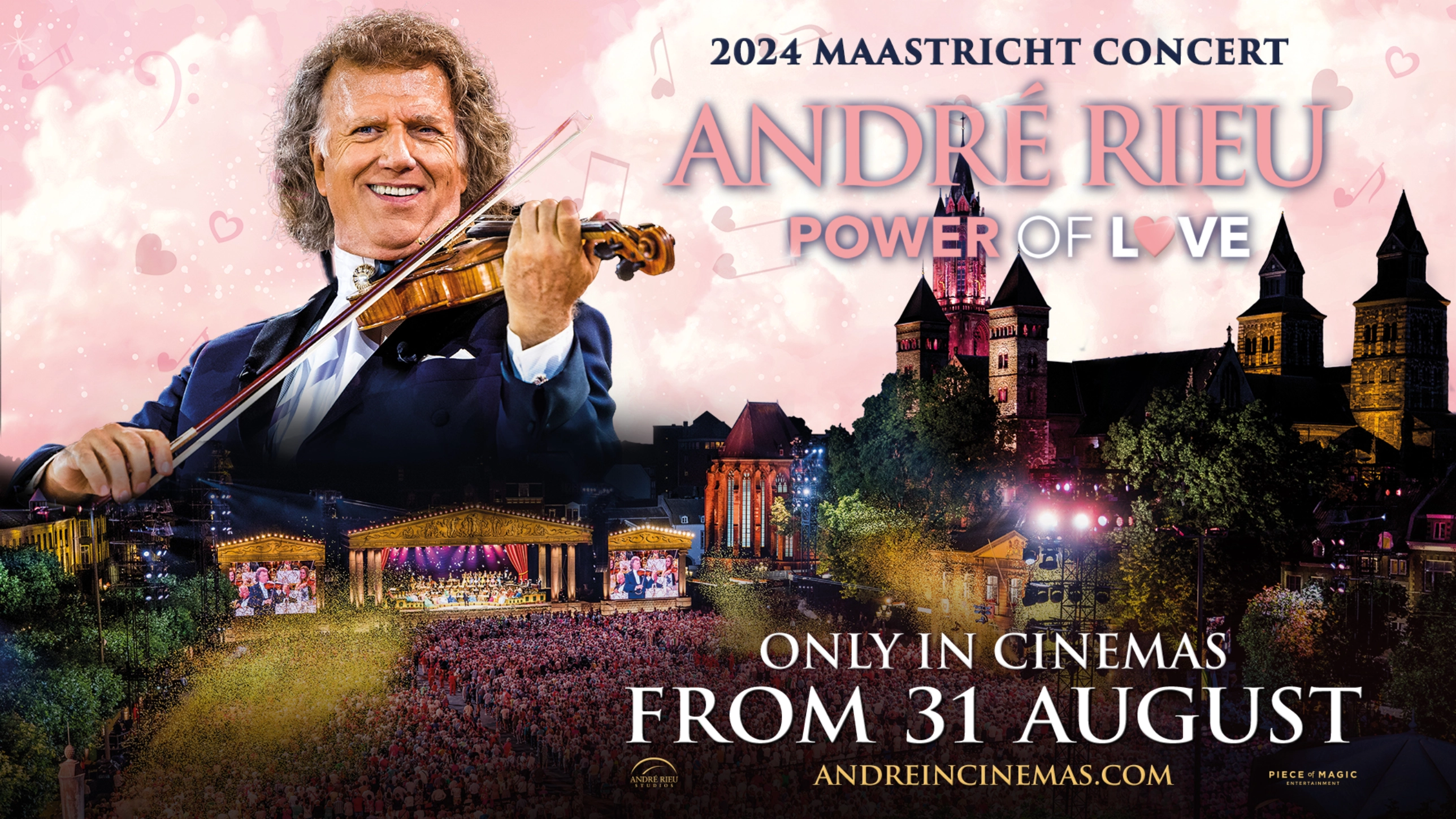 André Rieus 2024 Maastricht Concert Power of Love Castle Theatre