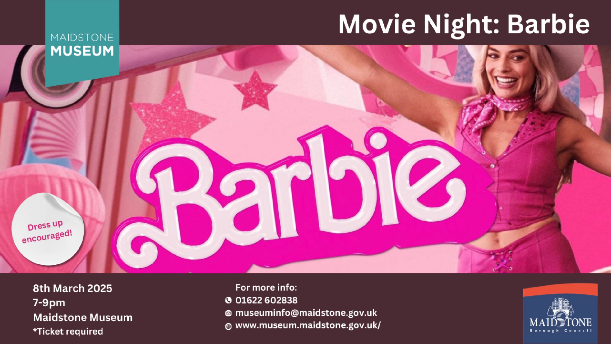 Maidstone Museum Movie Night: Barbie