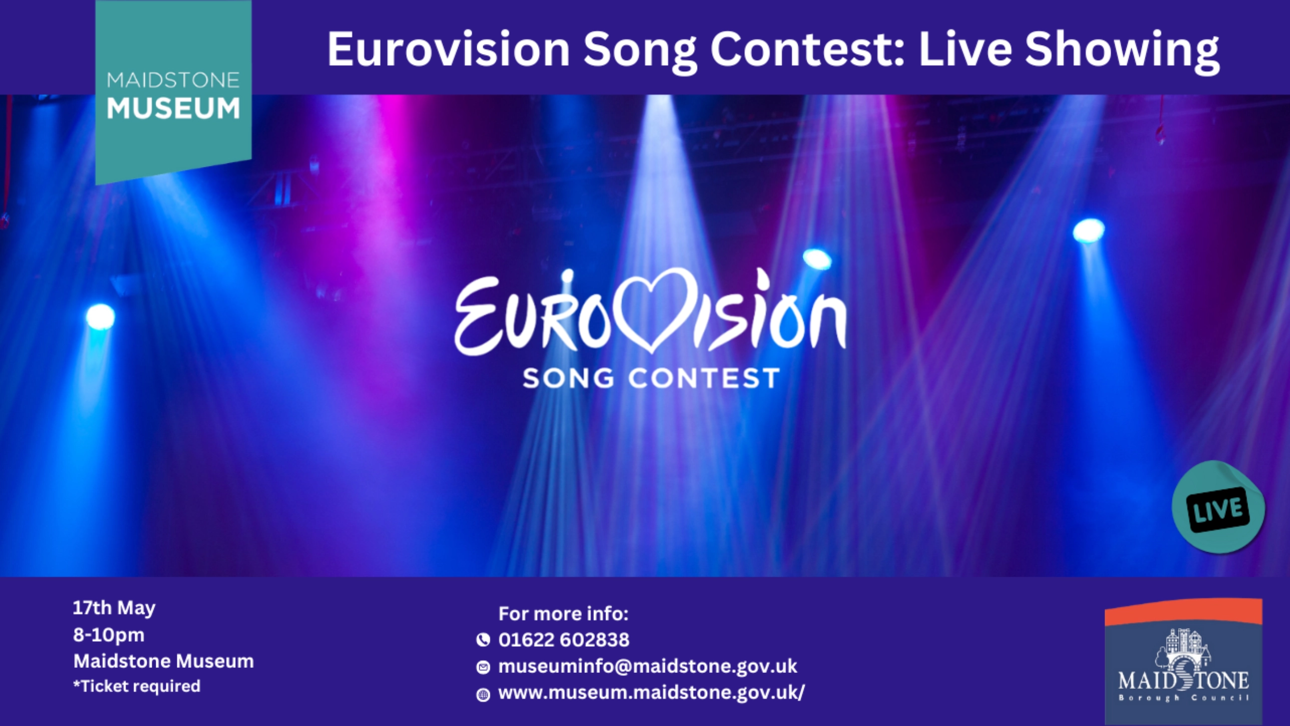 Maidstone Museum: Eurovision Song Contest: Live Showing