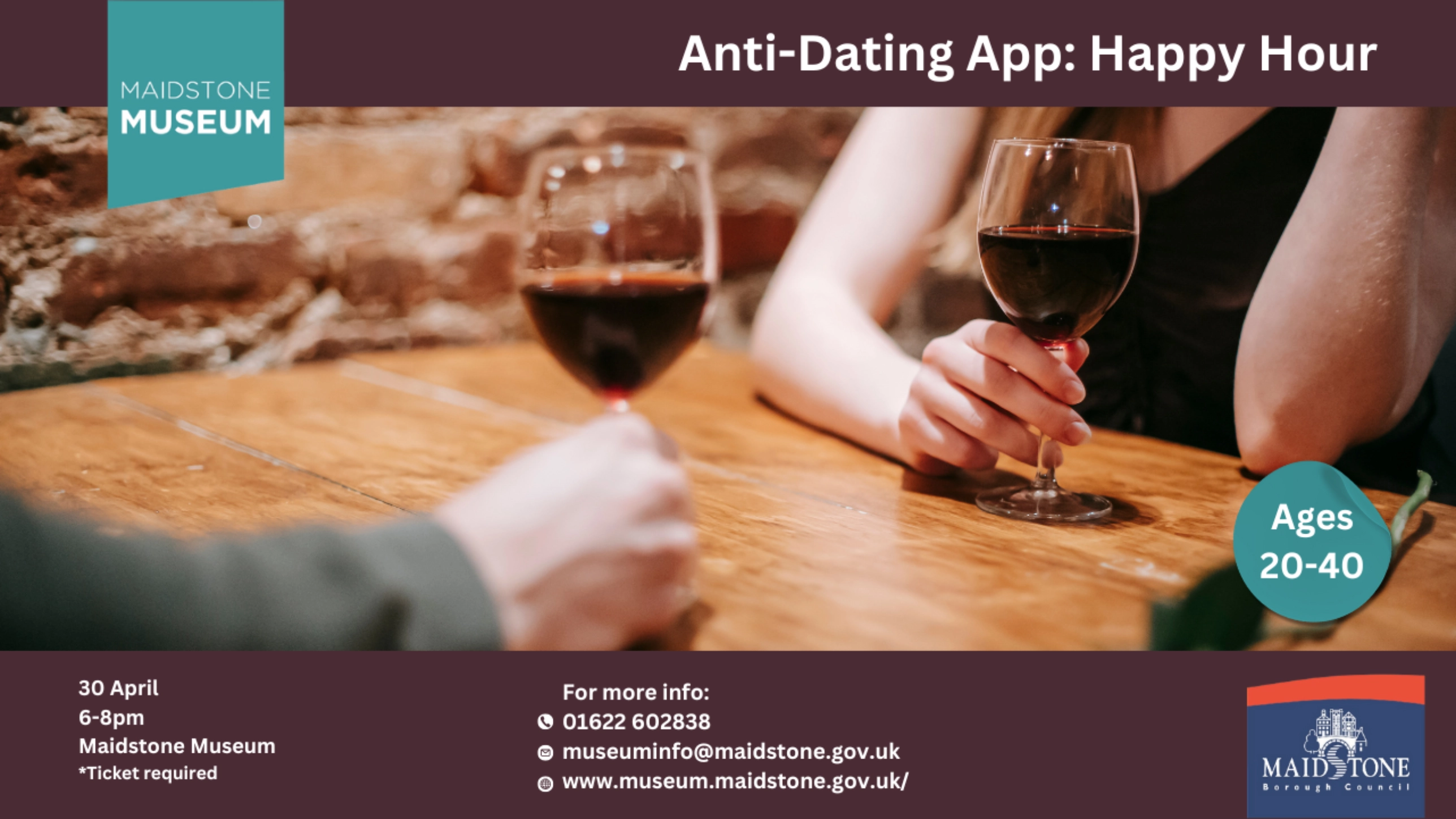 Maidstone Museum: Anti-Dating App Happy Hour